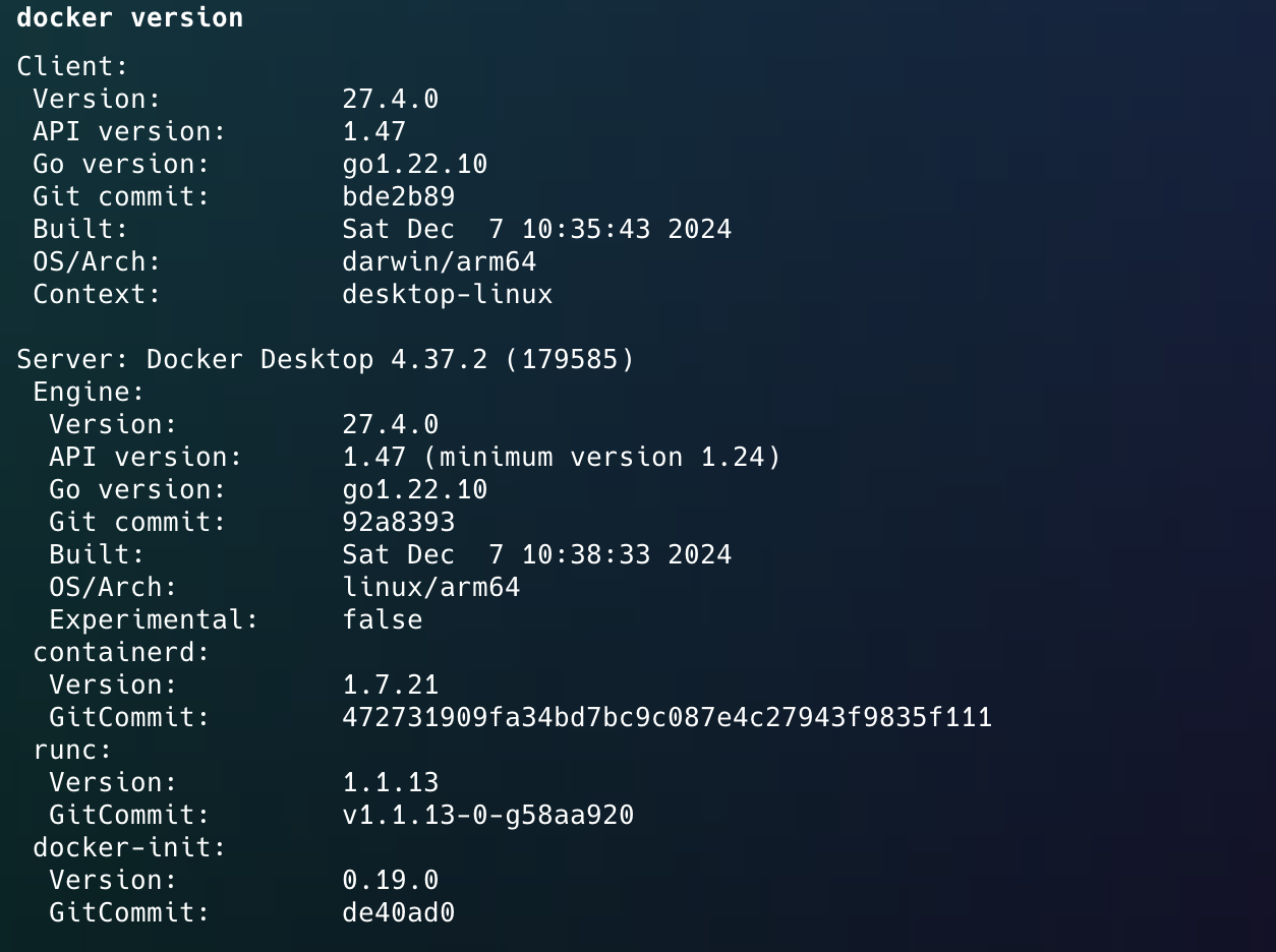 Docker 版本