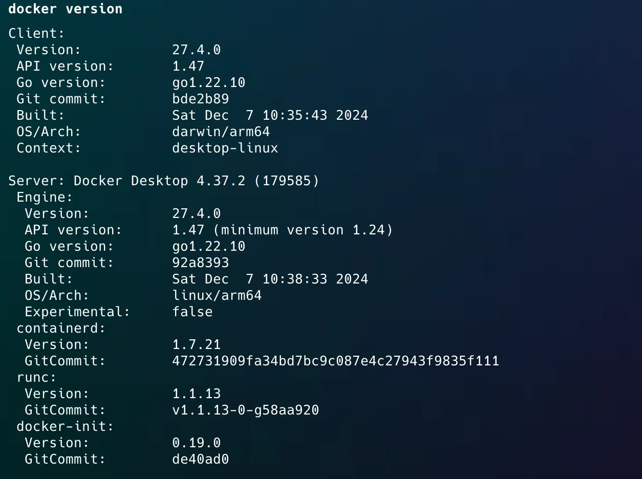 Docker 版本